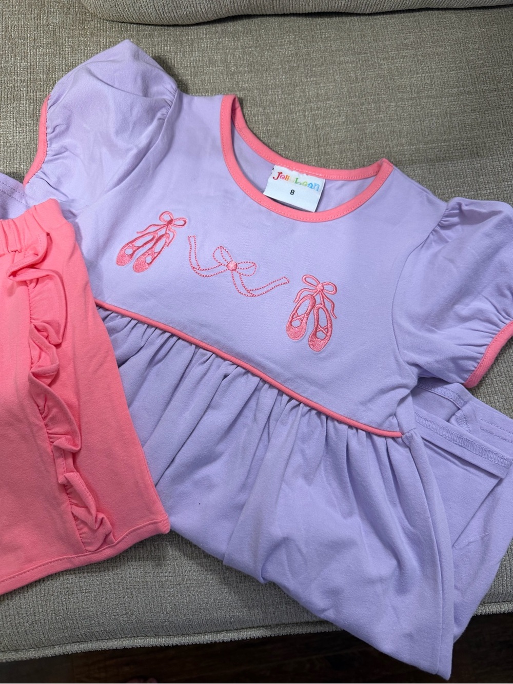 Jelly Bean Lavender and Pink Ballet Set